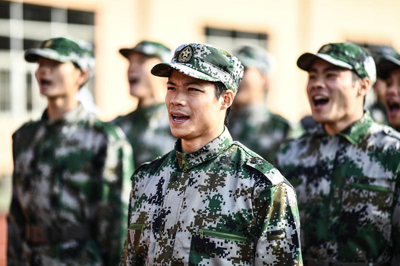 一周军旅生活为国家田径队打牢思想基础